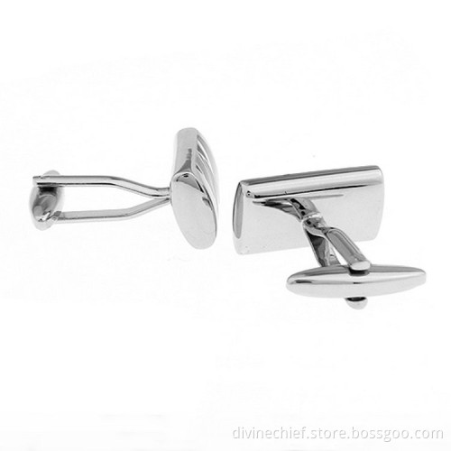 High Quality Men Enamel Cufflinks Custom Copper/Silver/Stainless Steel Cufflinks